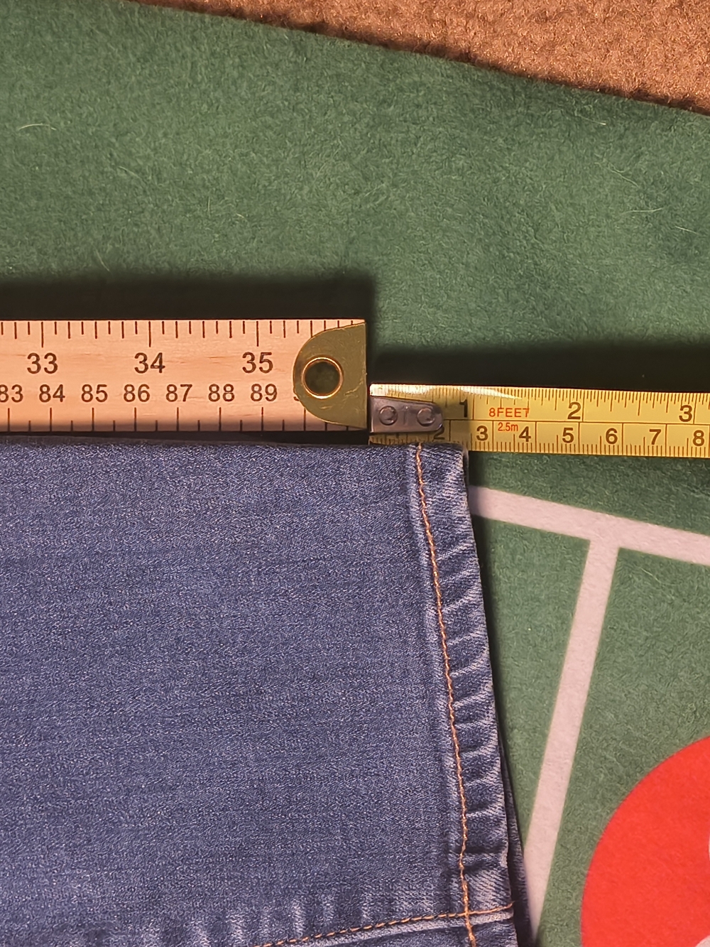Good American Good Waist Crop Skinny Jeans Size 16/31 Blue High Rise Stretch - Picture 4 of 16